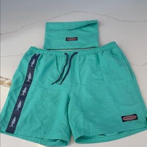 Vineyard Vines Men's Teal Swim Shorts